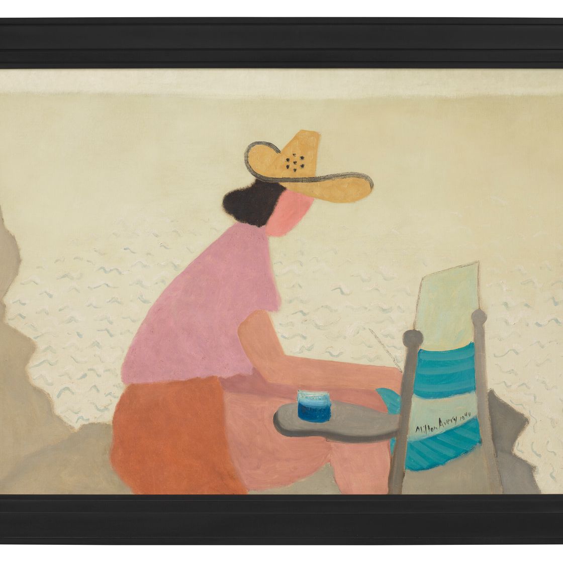 Milton Avery — Женщина на берегу моря, изображение 3