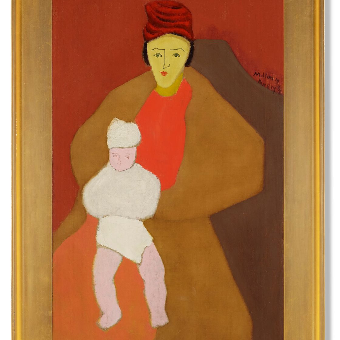 Milton Avery — Мать и дитя, изображение 3