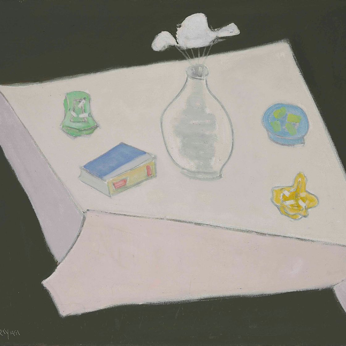 Milton Avery — Бледный Цветок, Бледный Цветок
