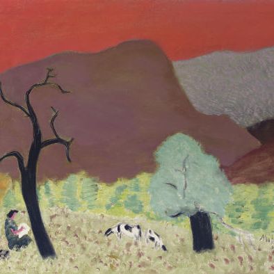 Milton Avery — Розовое небо