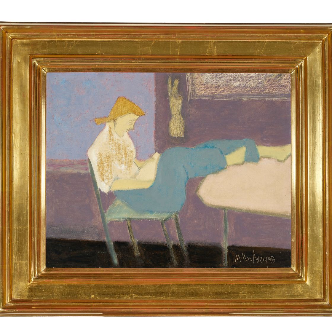 Milton Avery — Без названия (Читатель), изображение 2