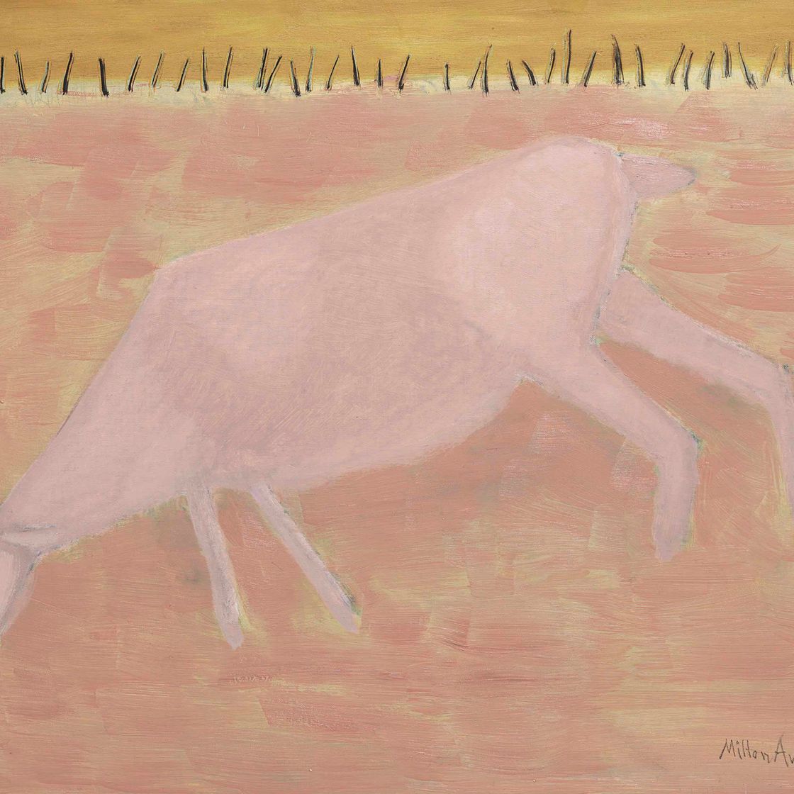 Milton Avery — Нежный травоядный
