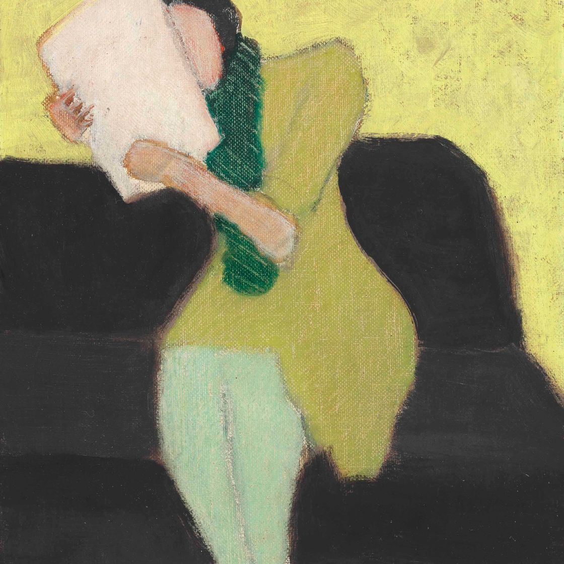 Milton Avery — Сидящая фигура