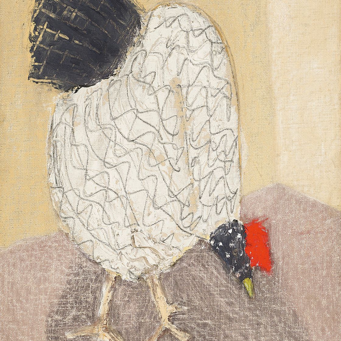 Milton Avery — Клюющая курица