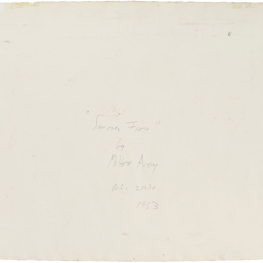 Milton Avery — Солнце Над Елями, изображение 4