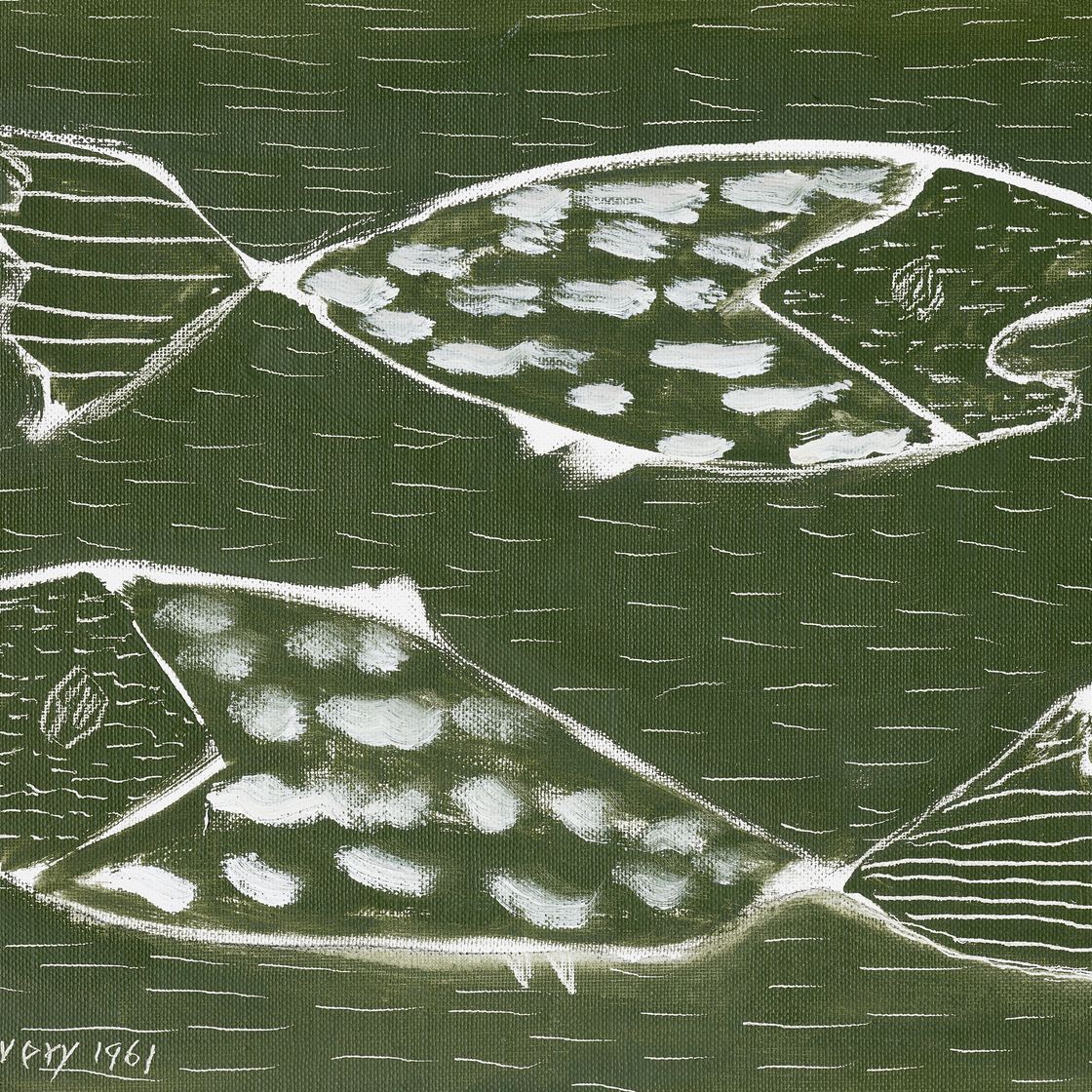 Milton Avery — Две рыбы, изображение 1