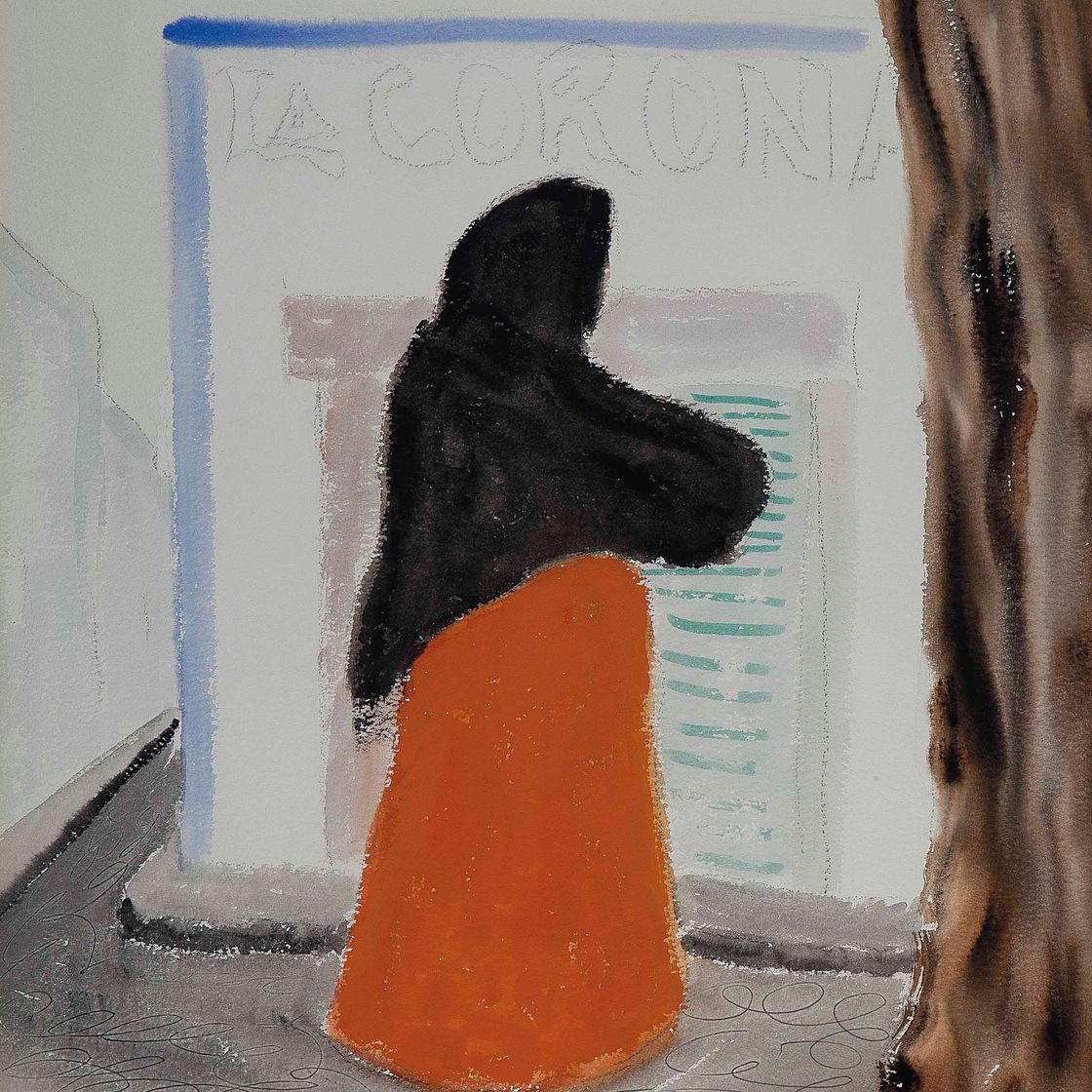 Milton Avery — Мексиканская женщина