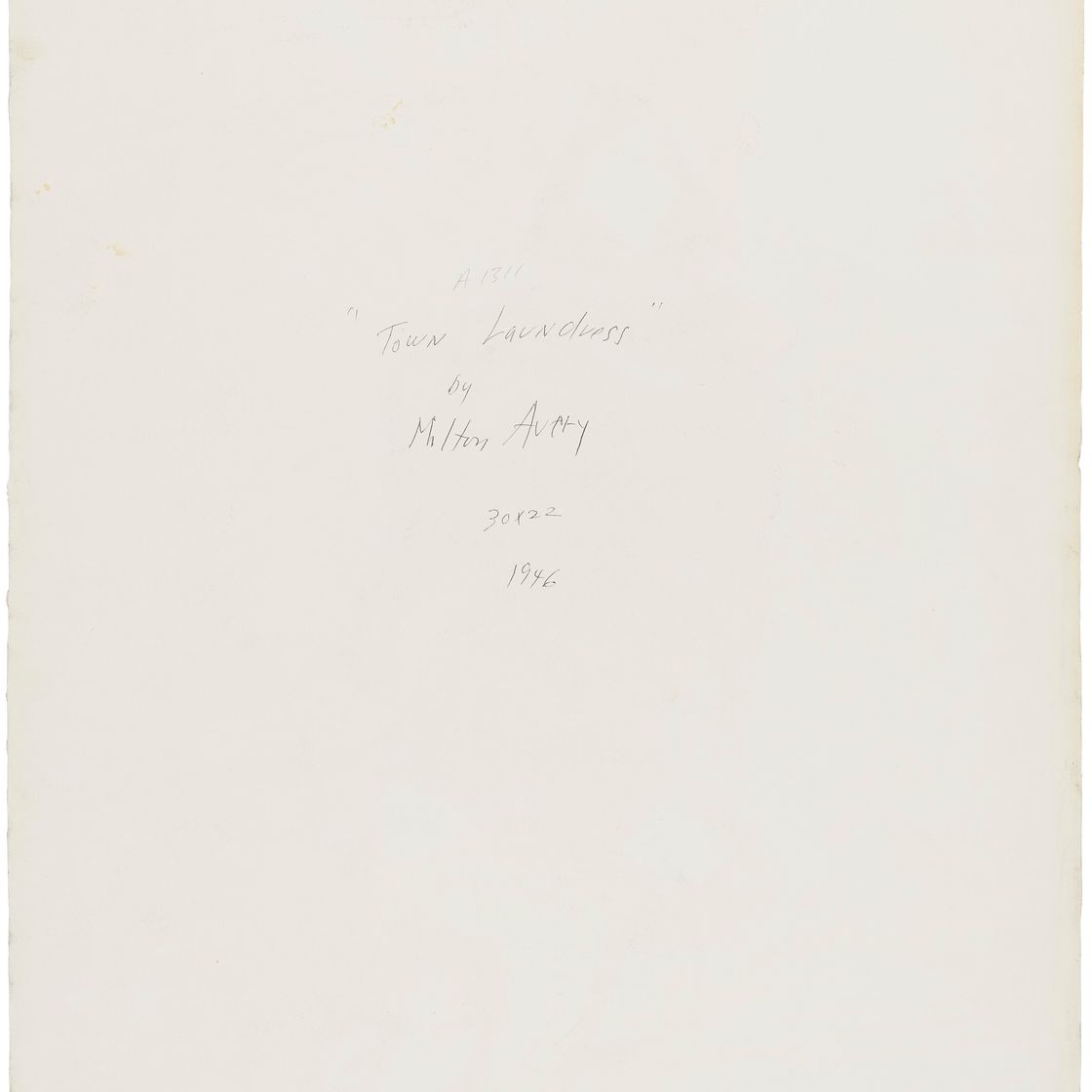 Milton Avery — Городская прачка, изображение 4