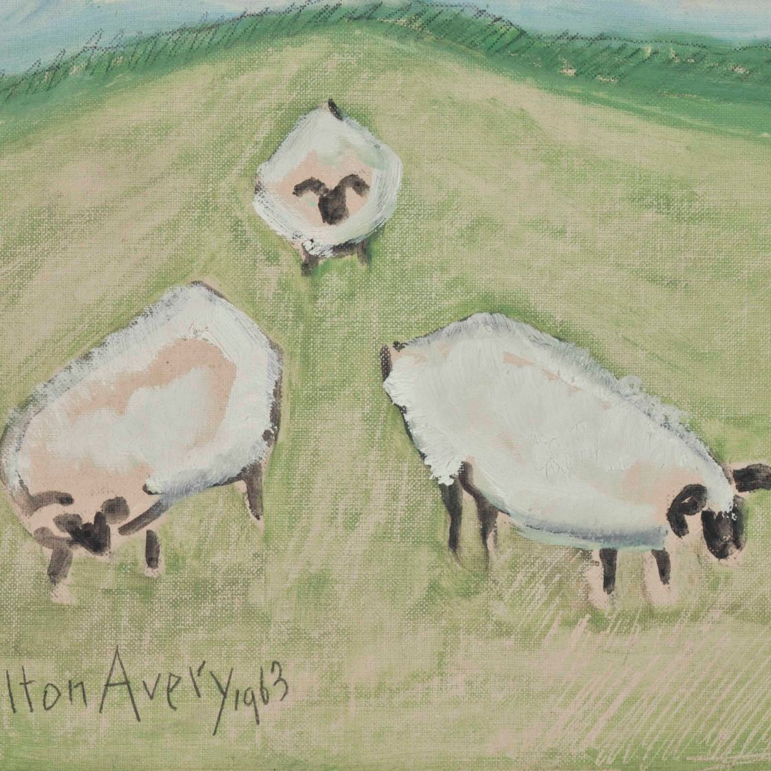 Milton Avery — Три овцы