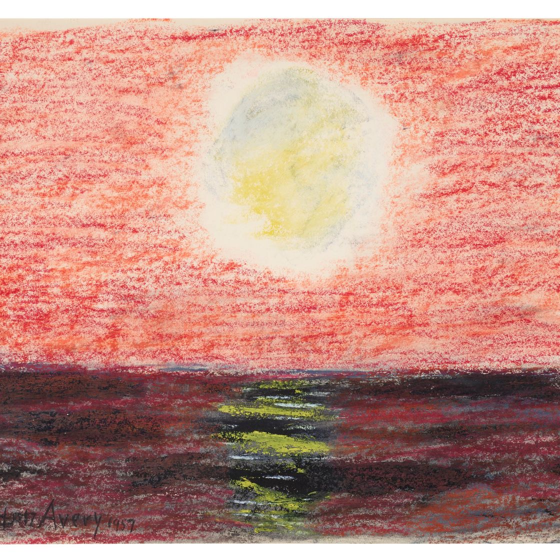 Milton Avery — Вечернее солнце, изображение 1