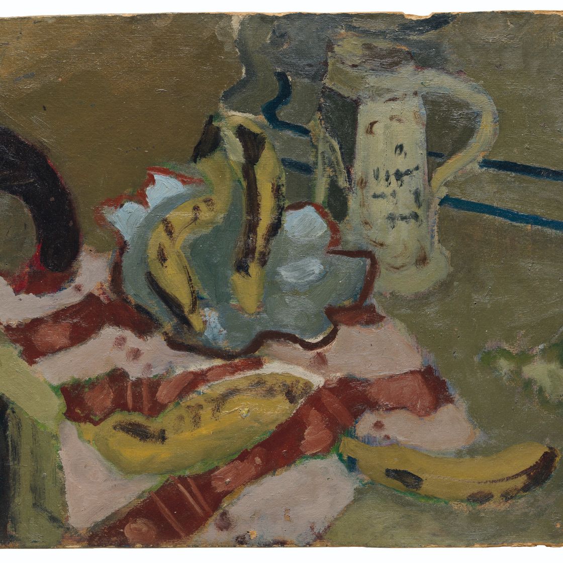 Milton Avery — Автопортрет и натюрморт : Двусторонняя работа, изображение 2