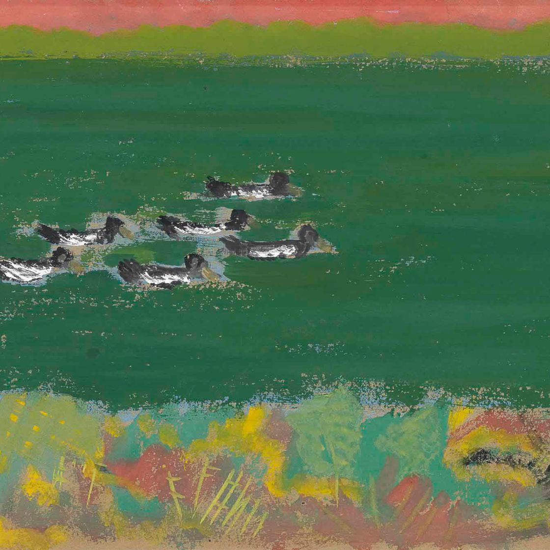Milton Avery — Утренний заплыв