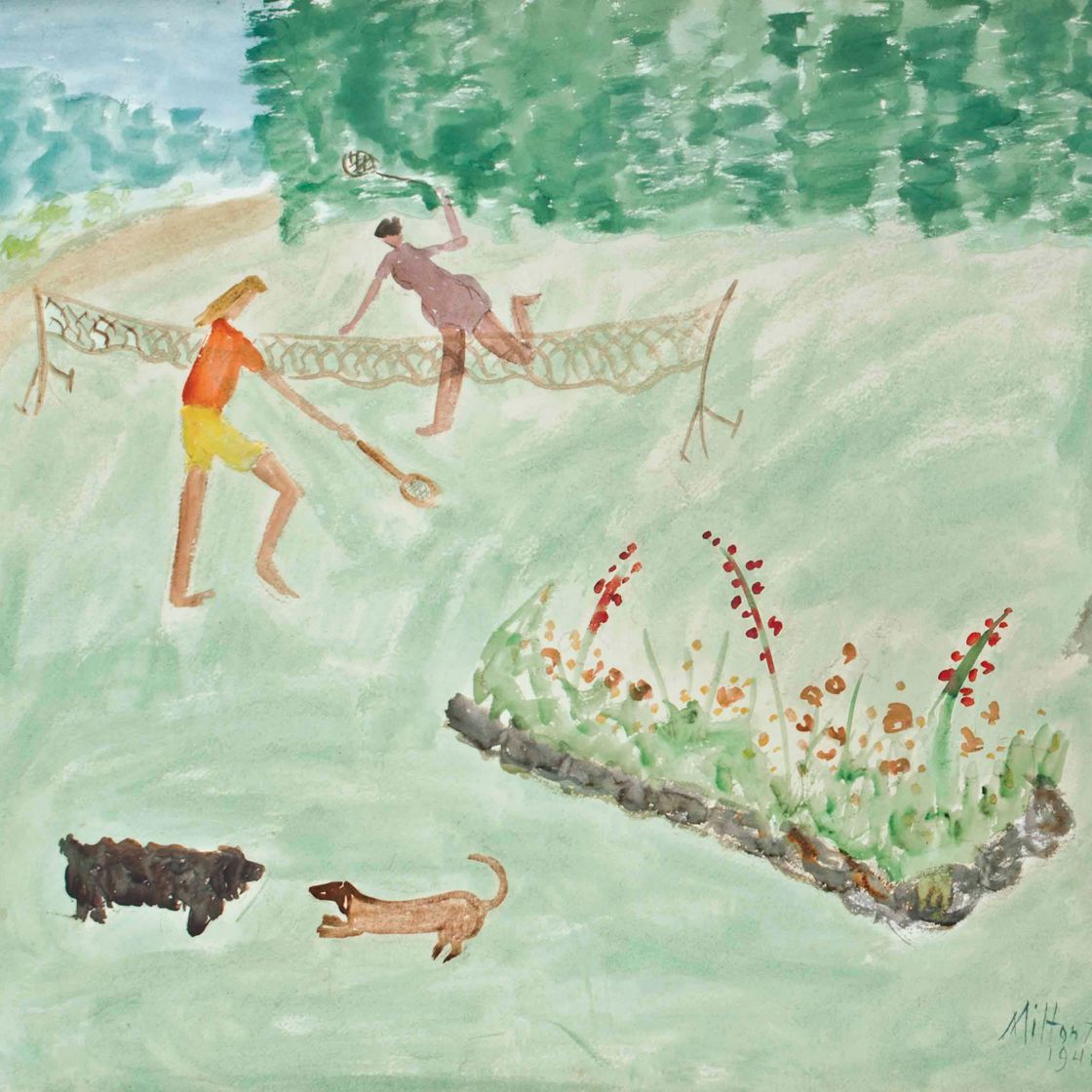 Milton Avery — Бадминтон