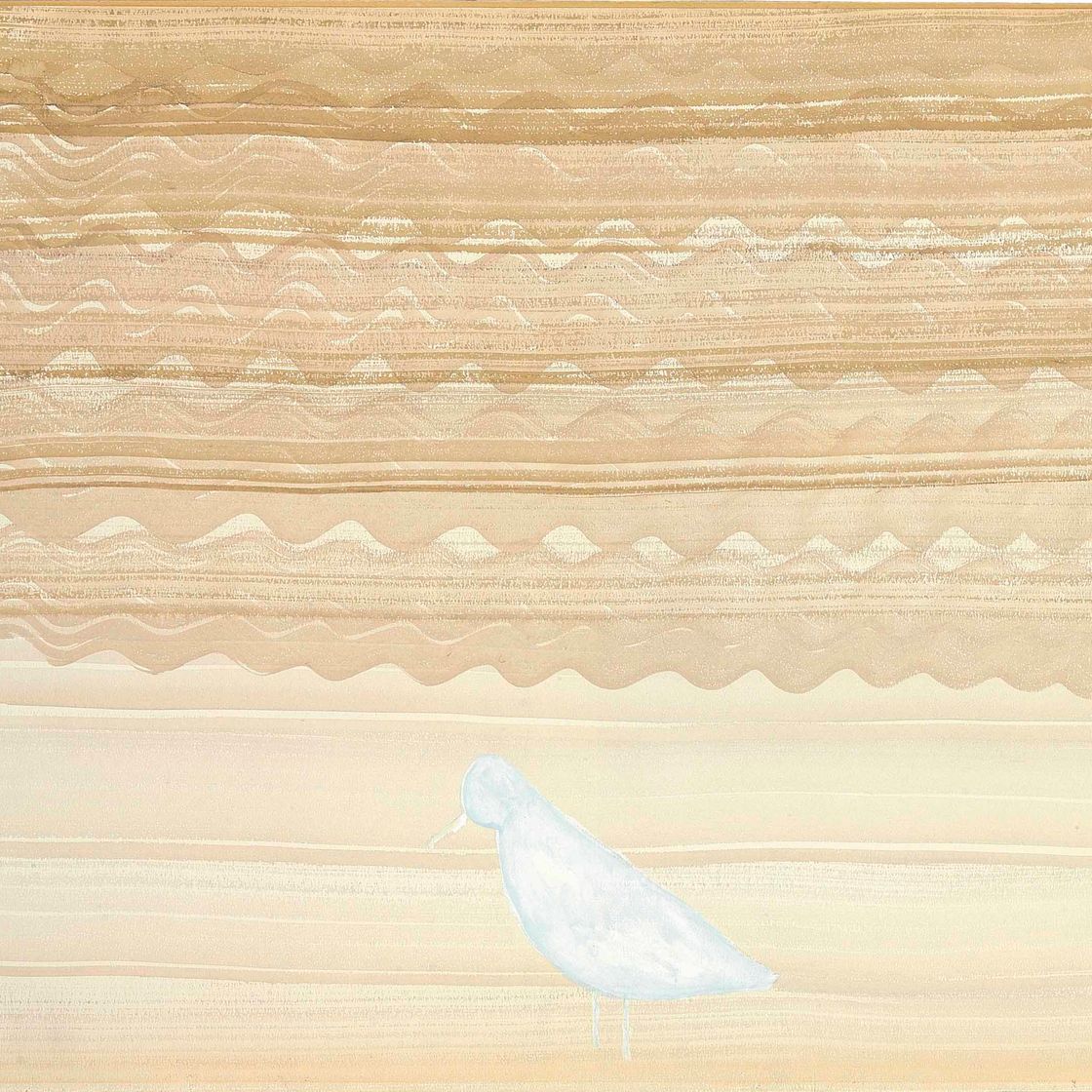 Milton Avery — Птица у покрытого рябью моря