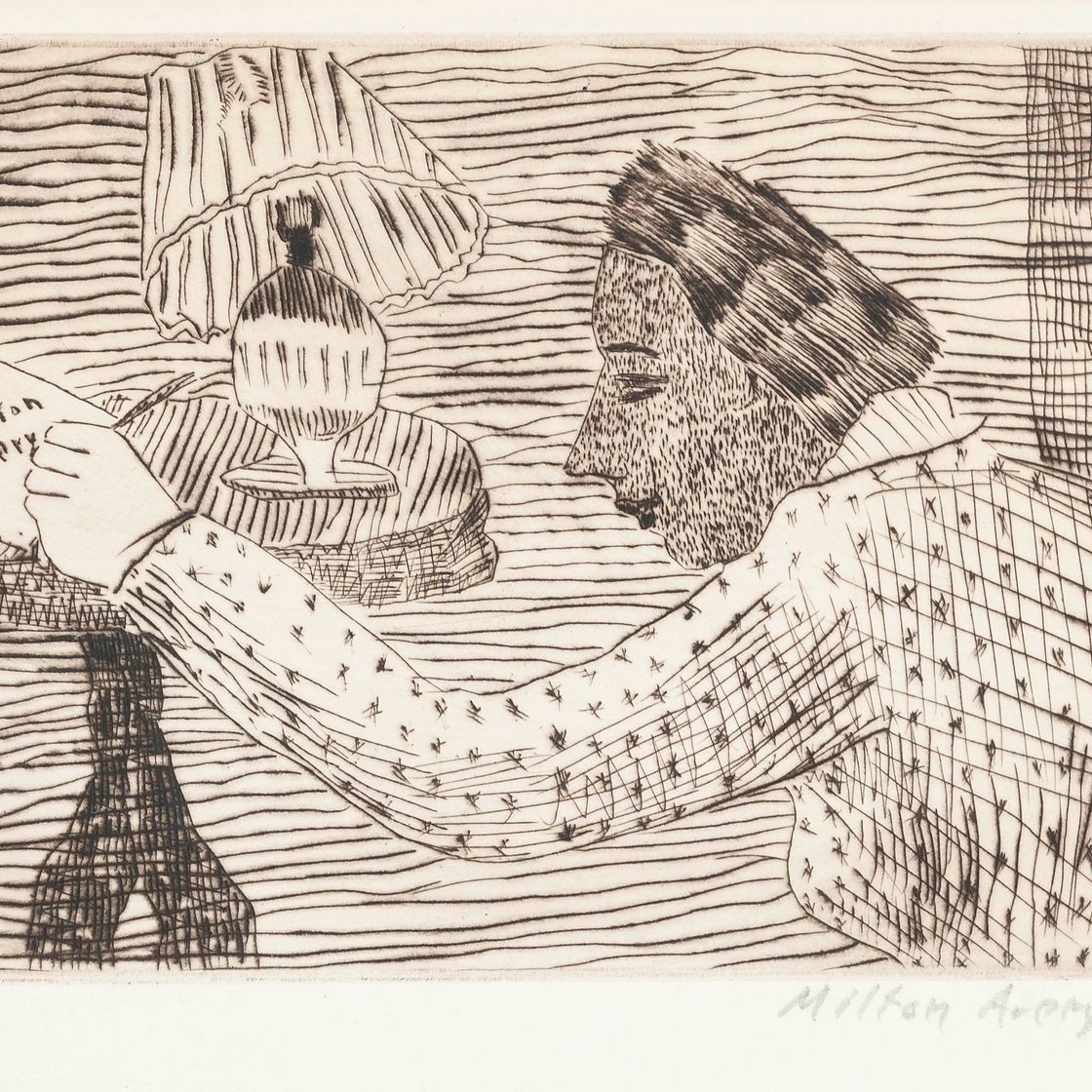 Milton Avery — Моя жена Салли (5-й Лунный день)