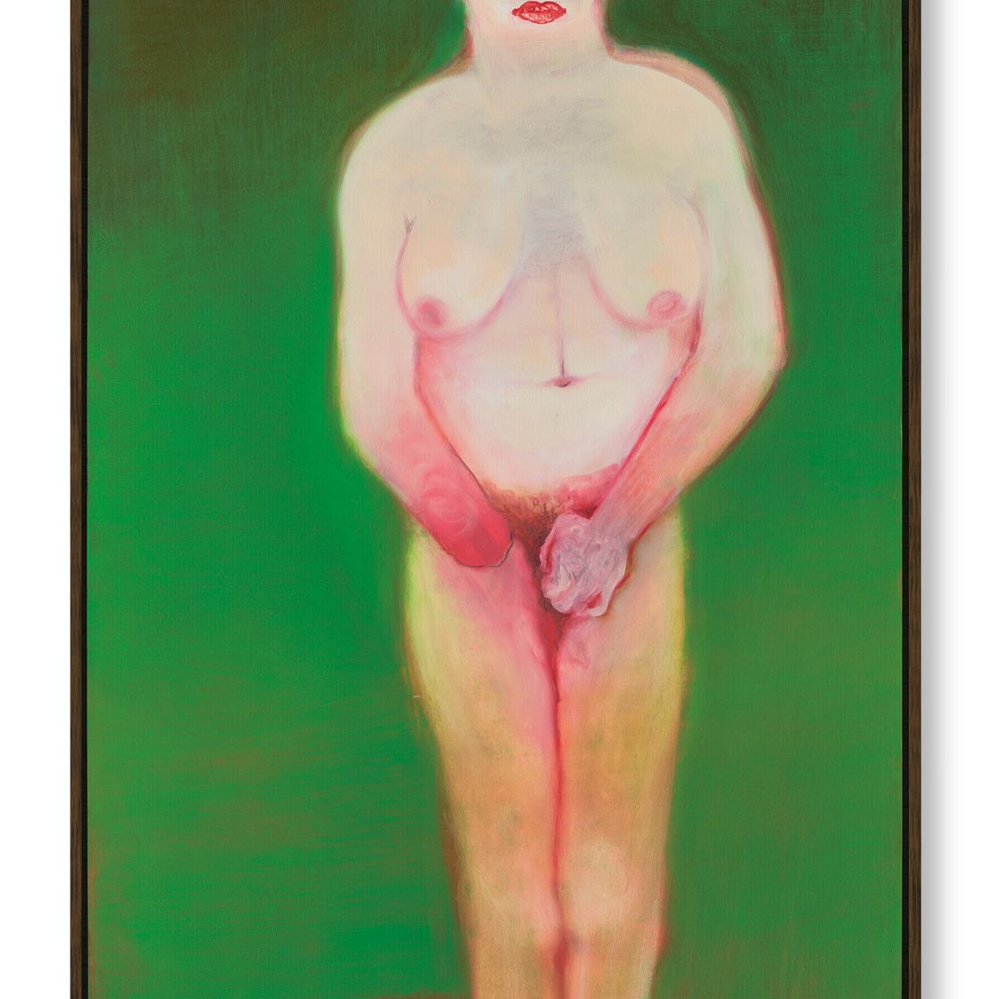 Miriam Cahn — херумштехен, 9. + 29.1. + 13.4.17 (стоят вокруг, 9. + 29.1. + 13.4.17), изображение 2