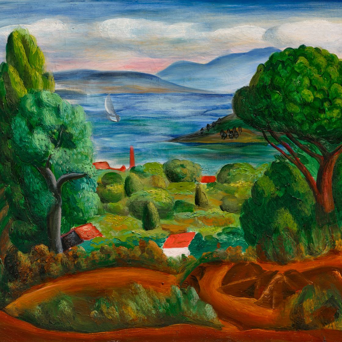 Moise Kisling — Залив Сен-Тропе, изображение 1