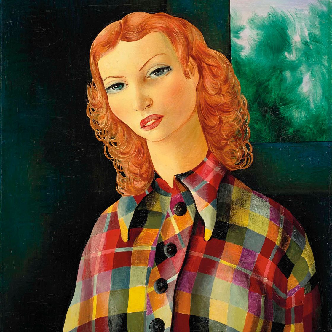 Moise Kisling — Молодая женщина с корсажем на шее