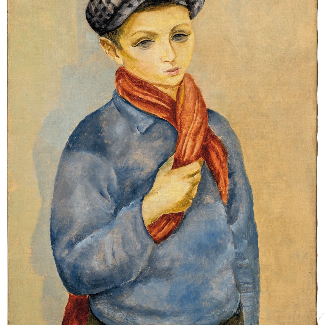 Moise Kisling — Молодой парень в маскарадном костюме, изображение 3