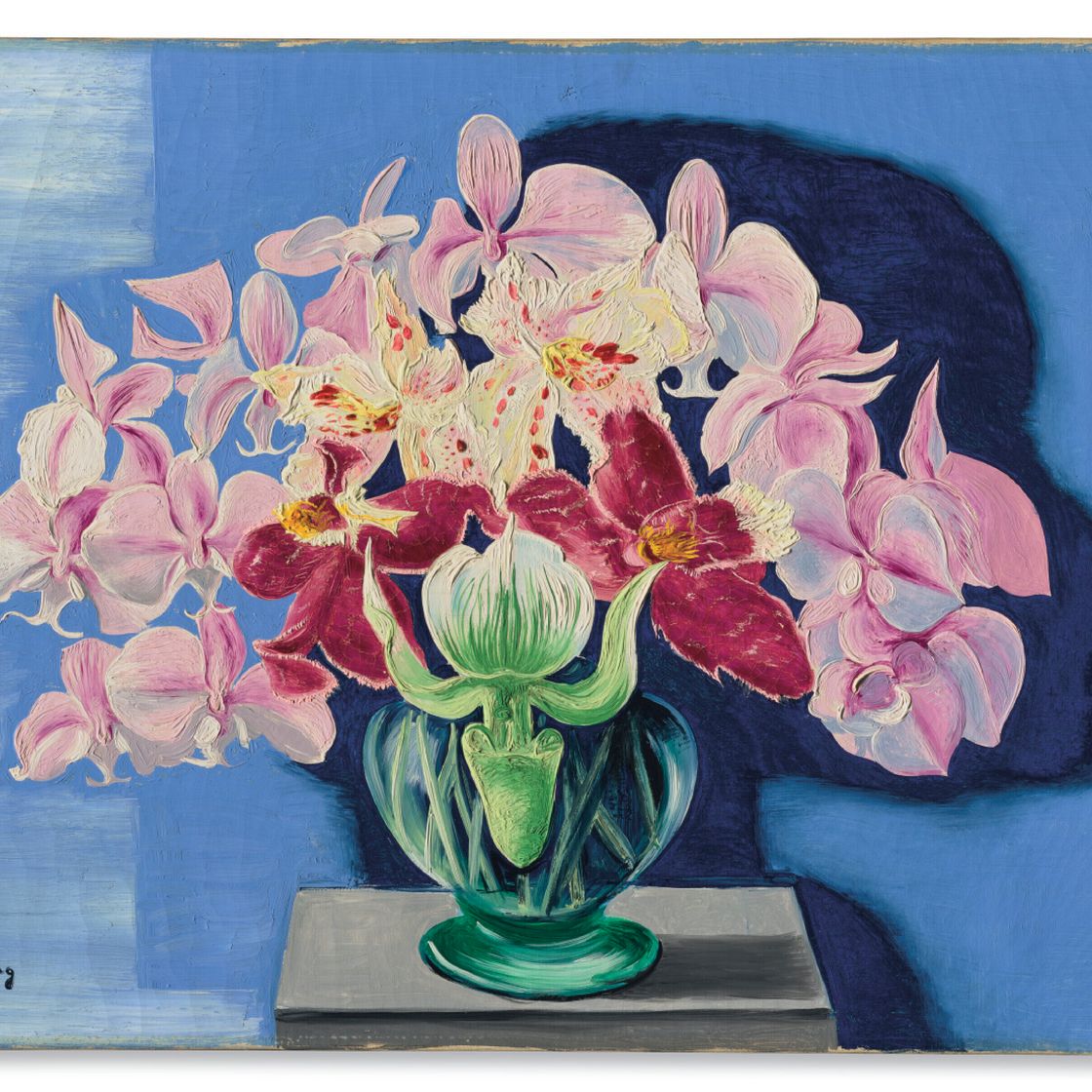 Moise Kisling — Орхидеи, изображение 2