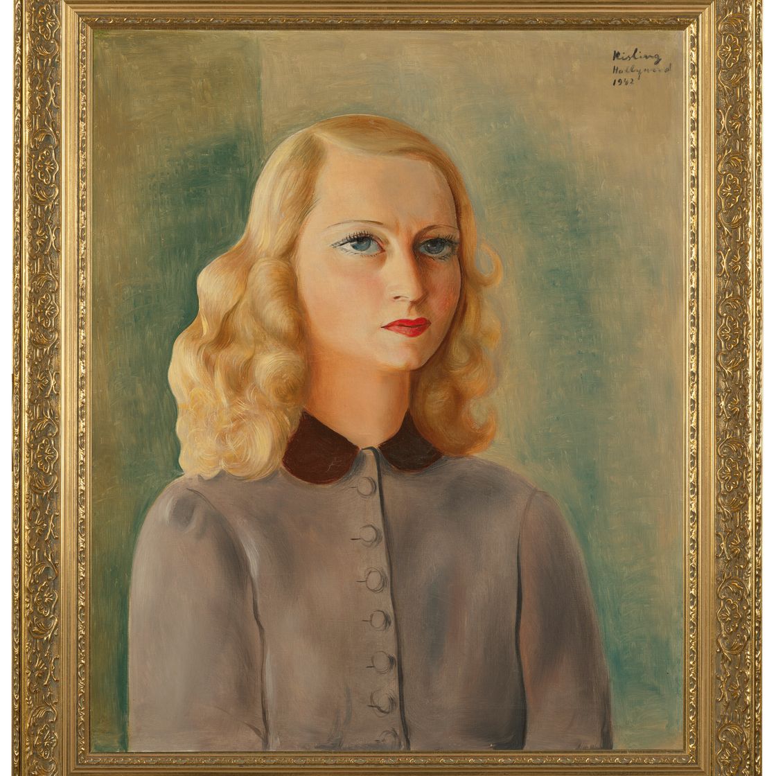 Moise Kisling — Портрет мадам Жюльен Дювивье, изображение 4