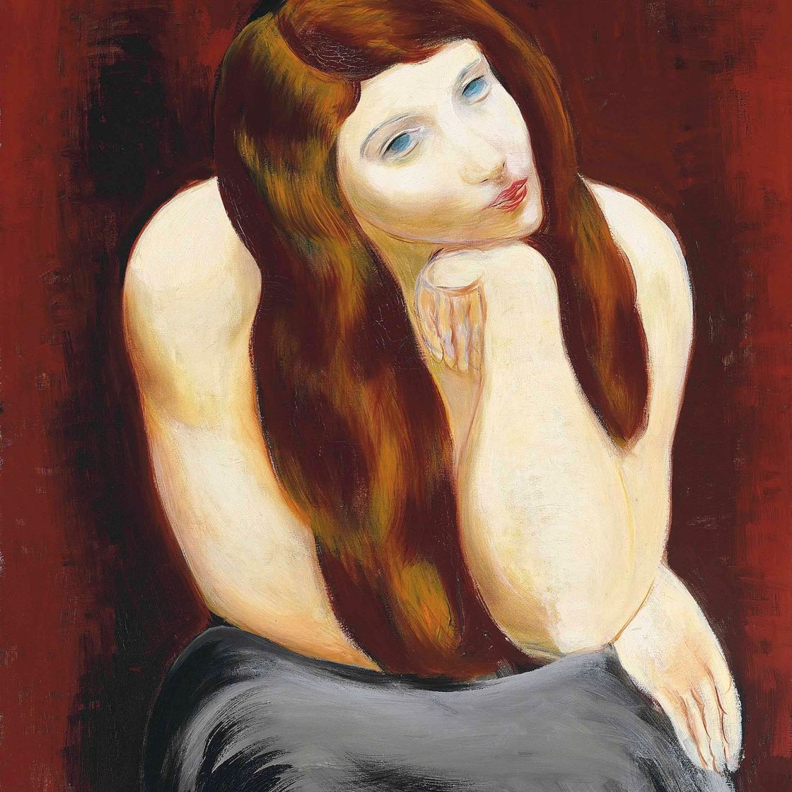 Moise Kisling — Молодая девушка-ассистент