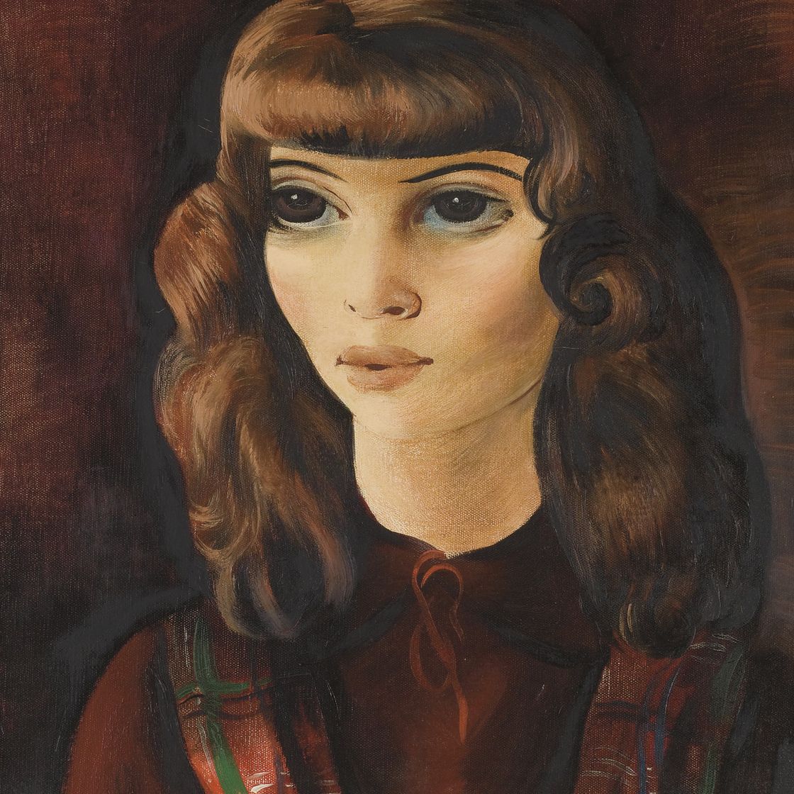 Moise Kisling — Женский портрет