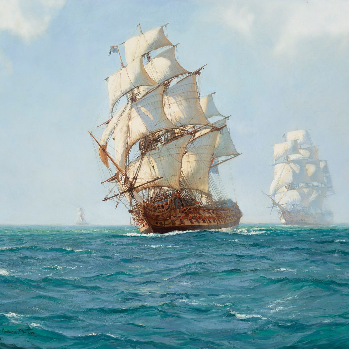Montague Dawson — Старый Великолепный