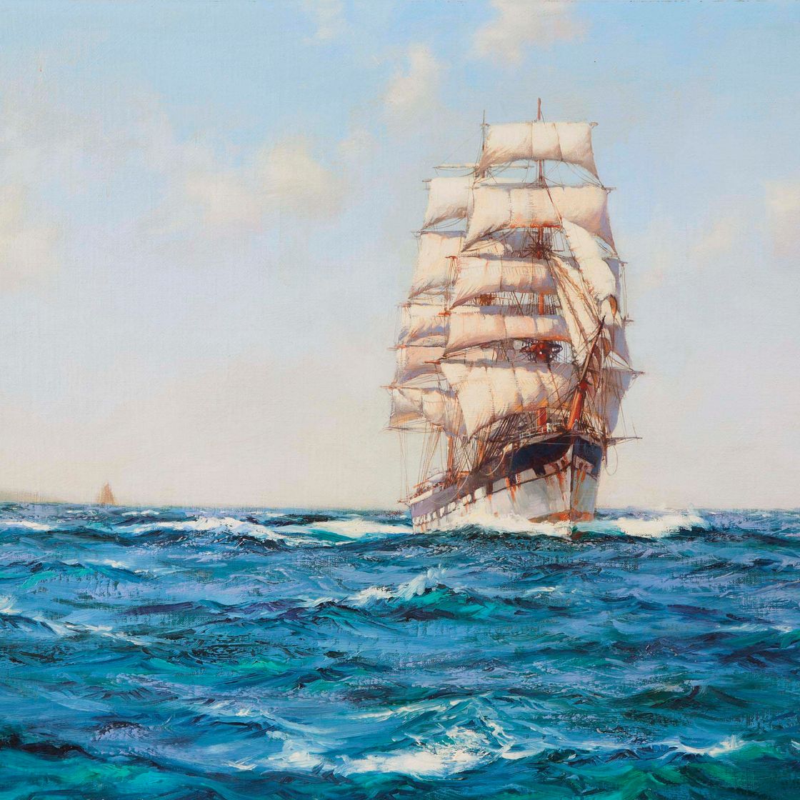 Montague Dawson — Величественный корабль