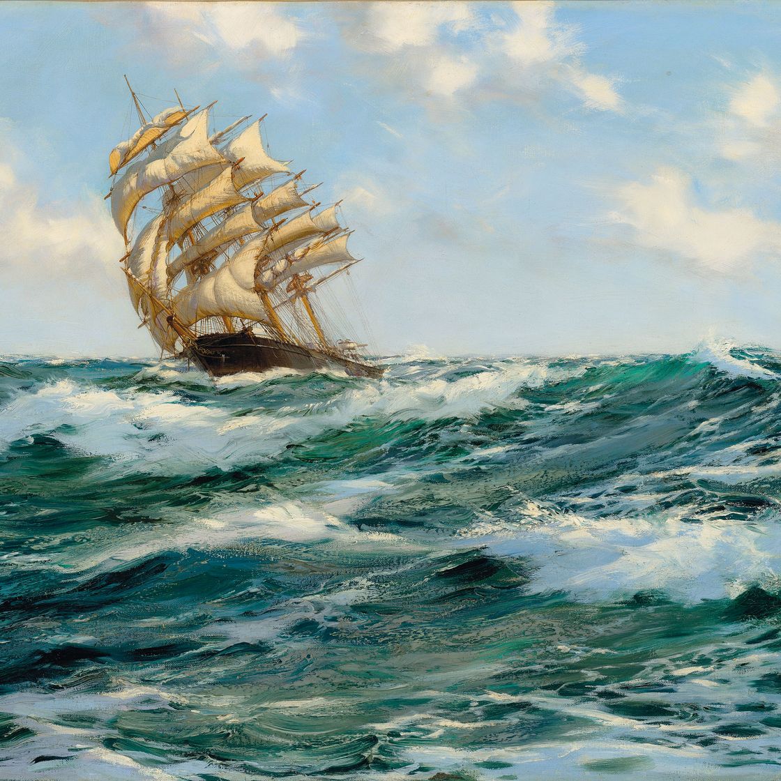 Montague Dawson — Бурлящая пена: Молодая Австралия