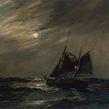Montague Dawson — Полуночный улов