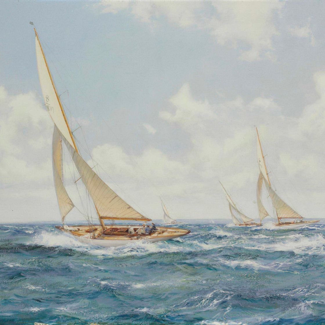 Montague Dawson — Летний парусный спорт, Флорида
