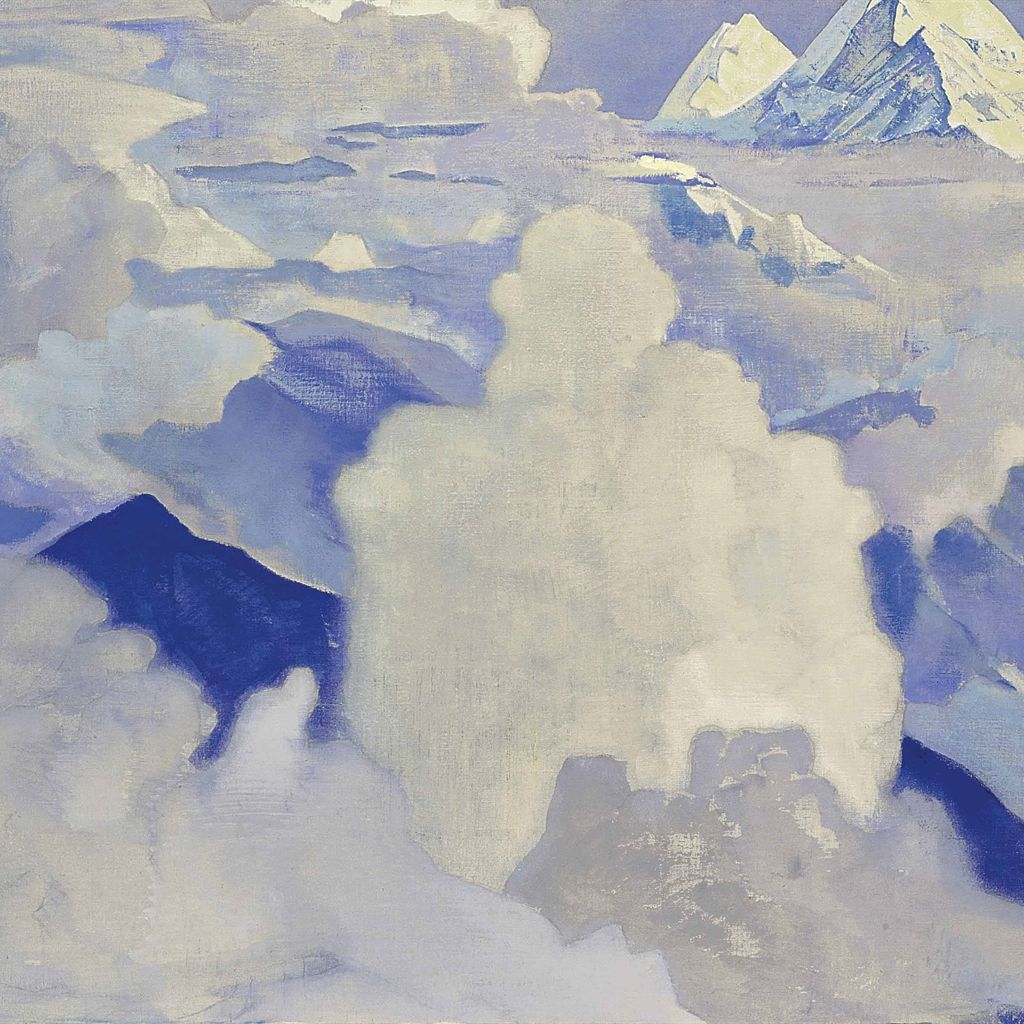 Nicholas Roerich — "Белый и небесный", из серии "Его страна"