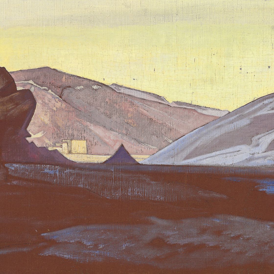 Nicholas Roerich — Монастырь Шаругон, Тибет