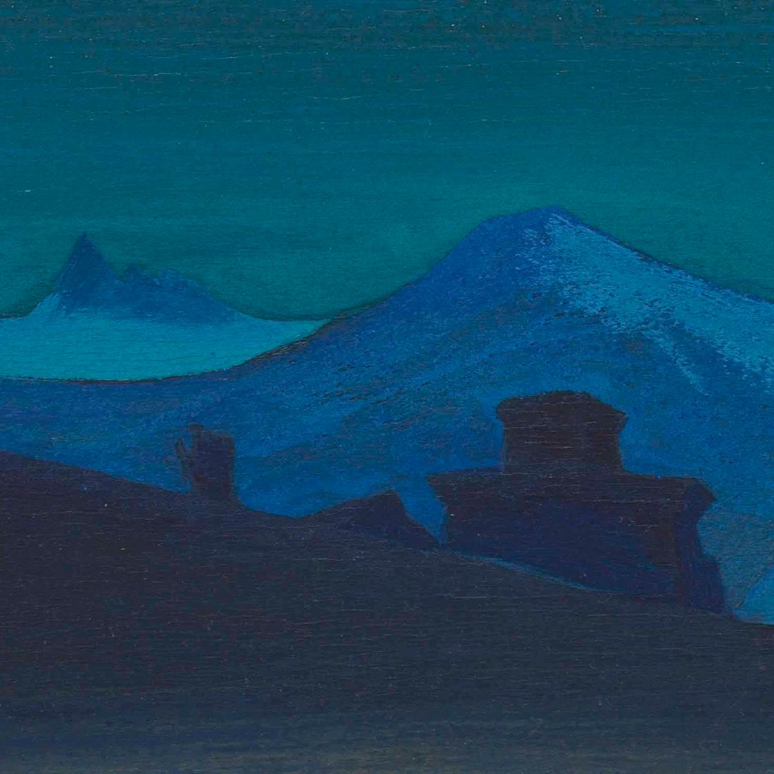 Nicholas Roerich — Ступа в Сиккиме