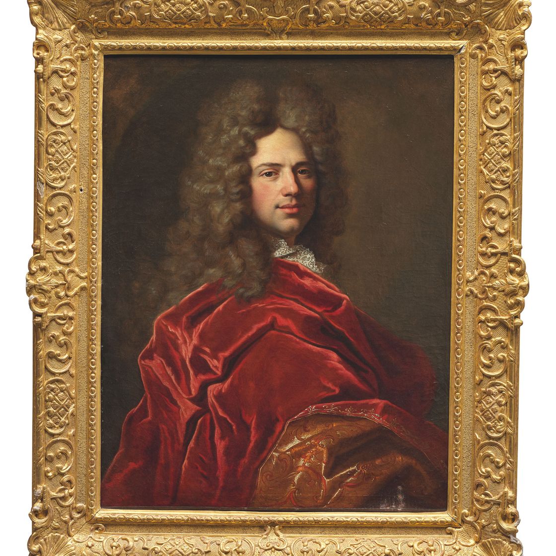 Nicolas de Largillierre — ПОРТРЕТ ЧЕЛОВЕКА В РОЗОВЫХ ТОНАХ