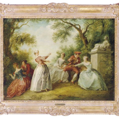 Nicolas Lancret — Праздничный ужин