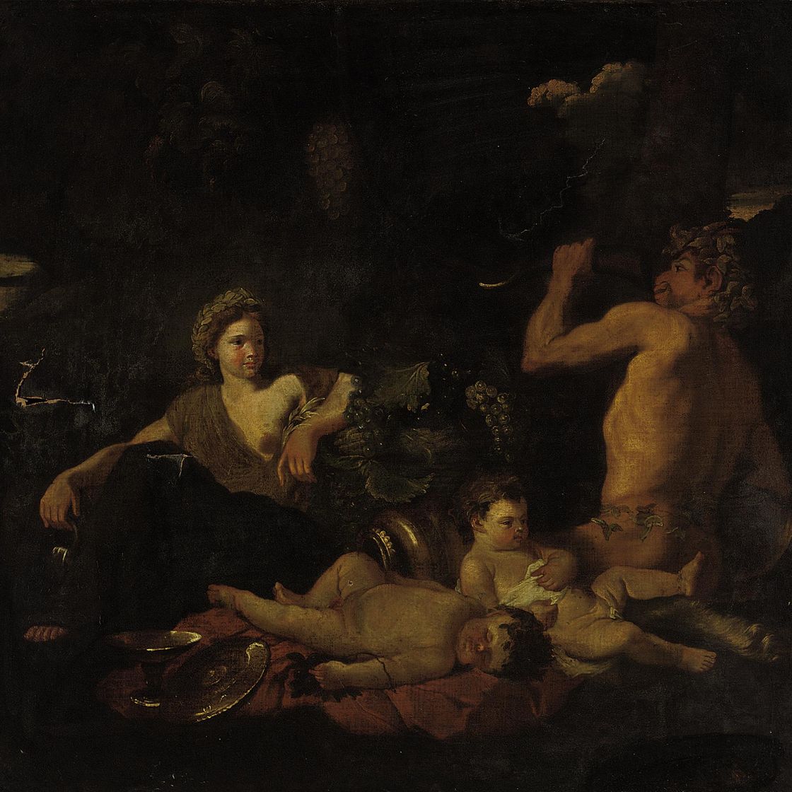 Nicolas Poussin — Воспитание Бахуса