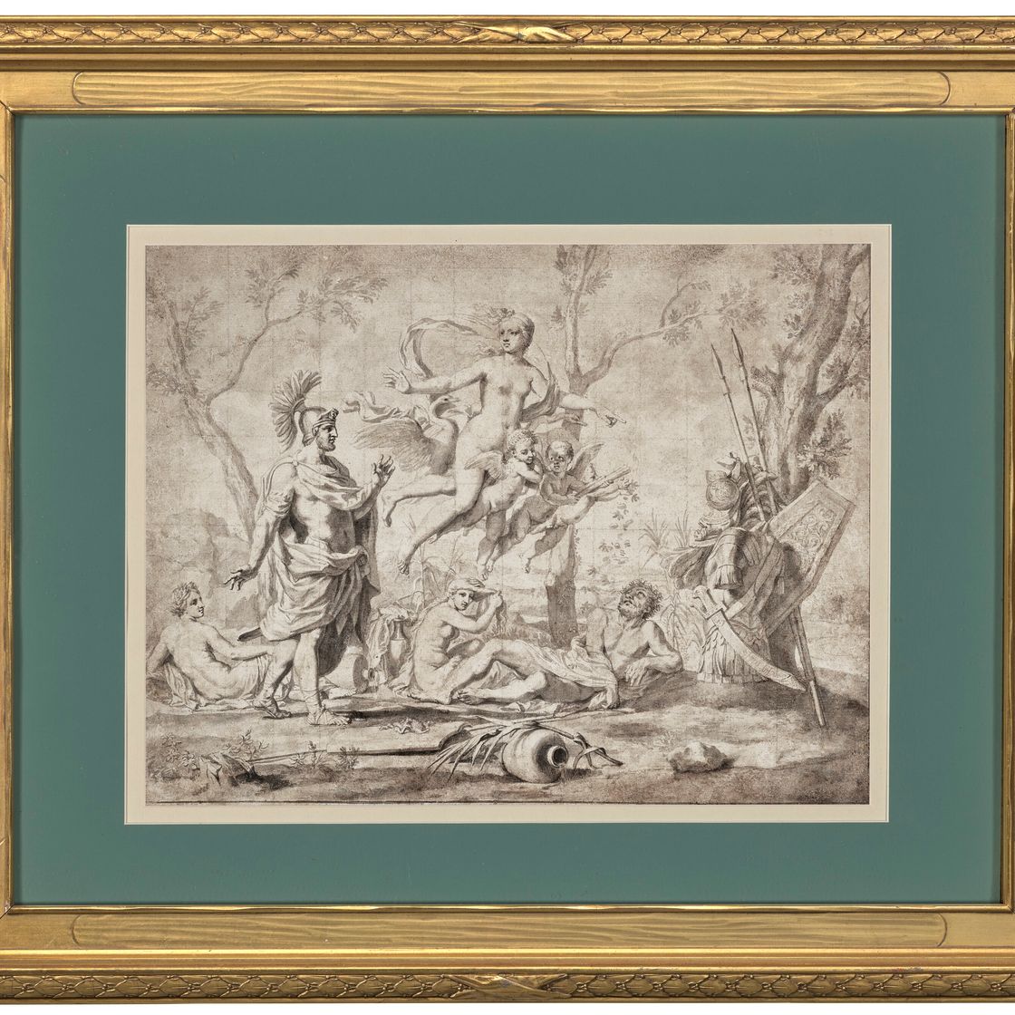 Nicolas Poussin — Венера, обнимающая Энея, в честь Николя Пуссена, изображение 2
