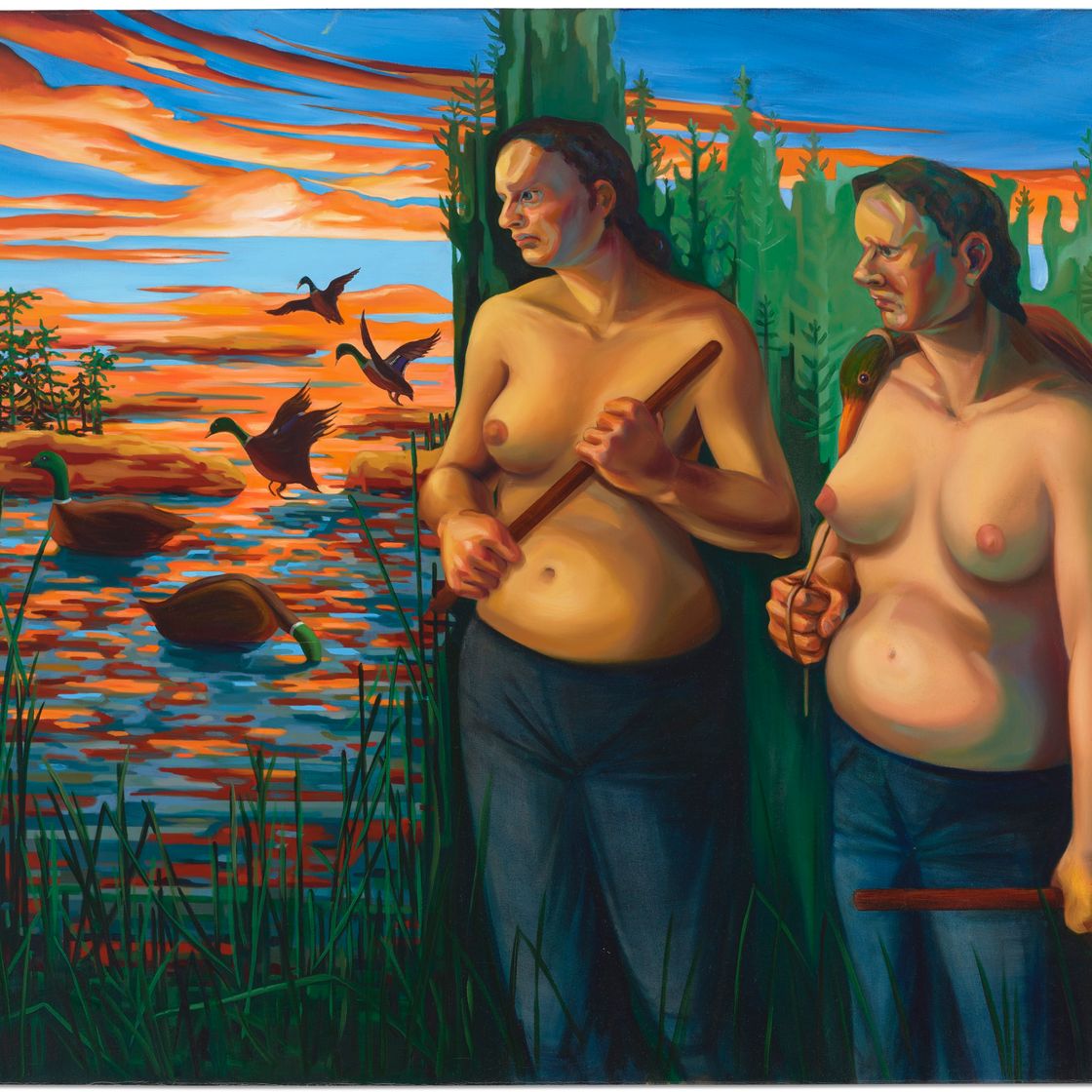 Nicole Eisenman — Охотники на уток, изображение 1