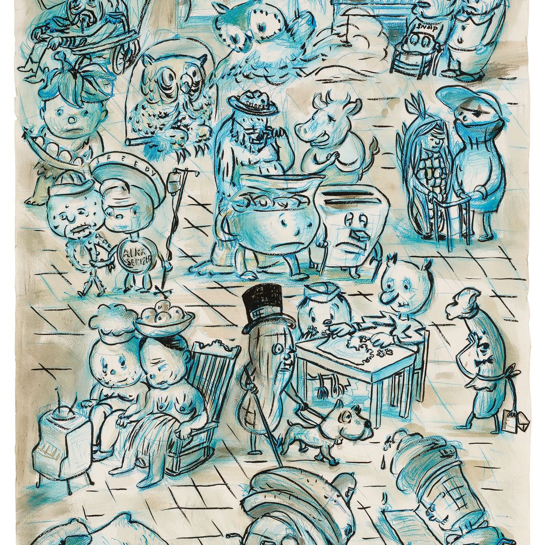 Nicole Eisenman — Логотипы выздоравливают