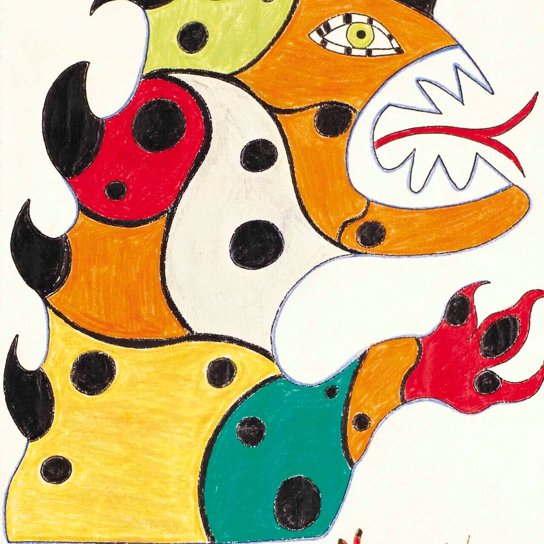 Niki de Saint Phalle — Прекрасная ночь дракона 1988