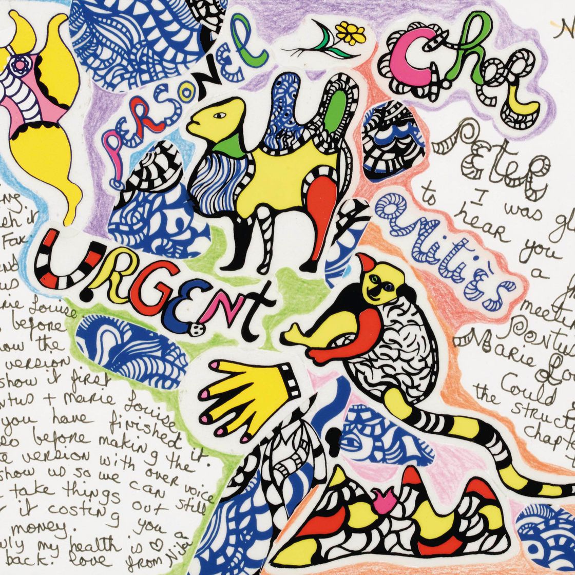 Niki de Saint Phalle — Дорогой Питер (Личный; Срочный; Дружеский)