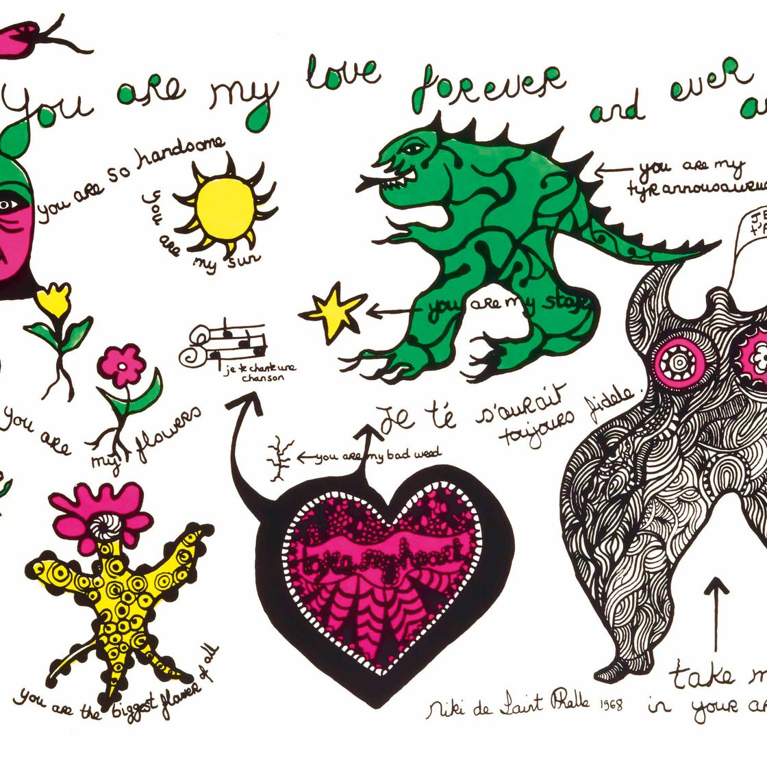 Niki de Saint Phalle — Ты - моя Любовь Навеки.