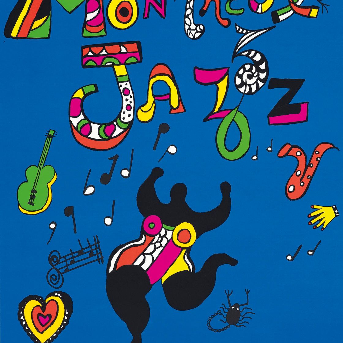 Niki de Saint Phalle — Джазовый фестиваль в Монтре 1984