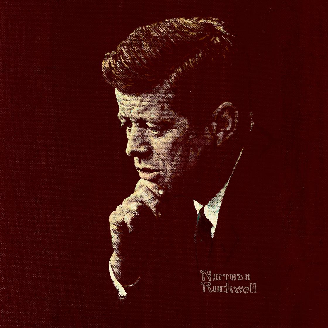 Norman Rockwell — Портрет Джона Ф. Кеннеди, изображение 1