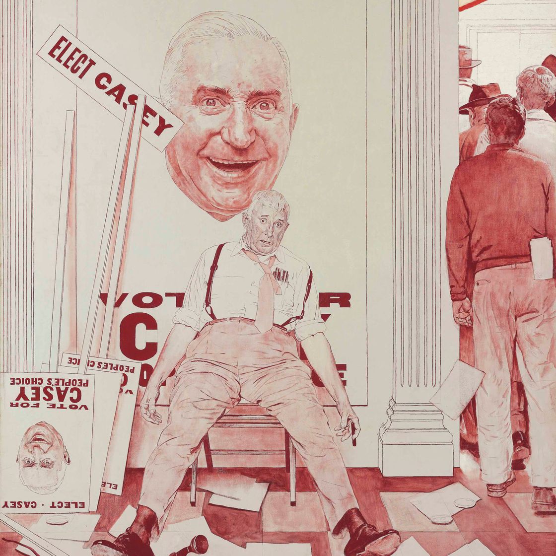 Norman Rockwell — Учеба для "Избранного Кейси"