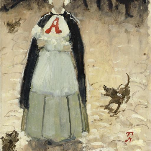 Norman Rockwell — Эскиз к фильму "Алая буква"