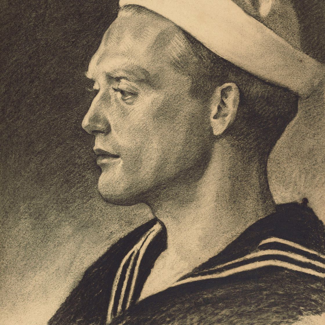 Norman Rockwell — Портрет моряка времен Первой мировой войны