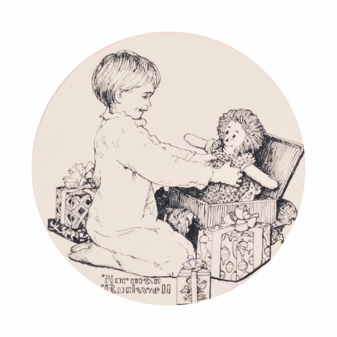 Norman Rockwell — Ребенок с игрушками